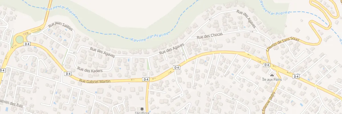 Plan du 58 Rue des Agaves à Saint-Paul