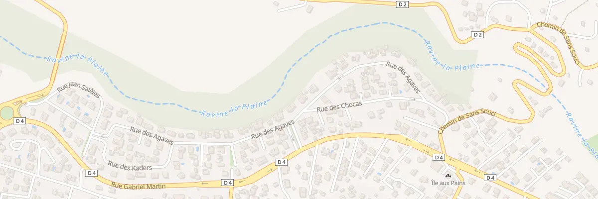 Plan du 51 Rue des Agaves à Saint-Paul