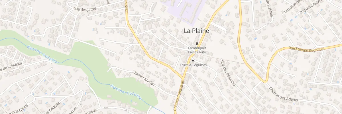 Plan du 75 Che Neuf à Saint-Paul