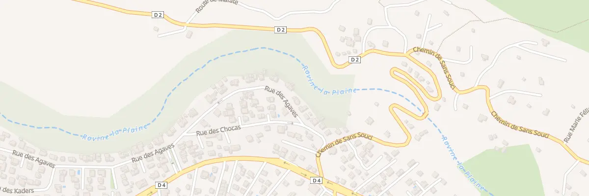 Plan du 85 Rue des Agaves à Saint-Paul