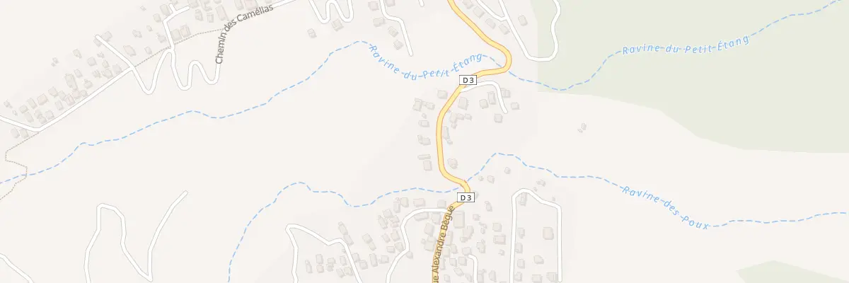 Plan du 334 Rue Alexandre Begue à Saint-Leu