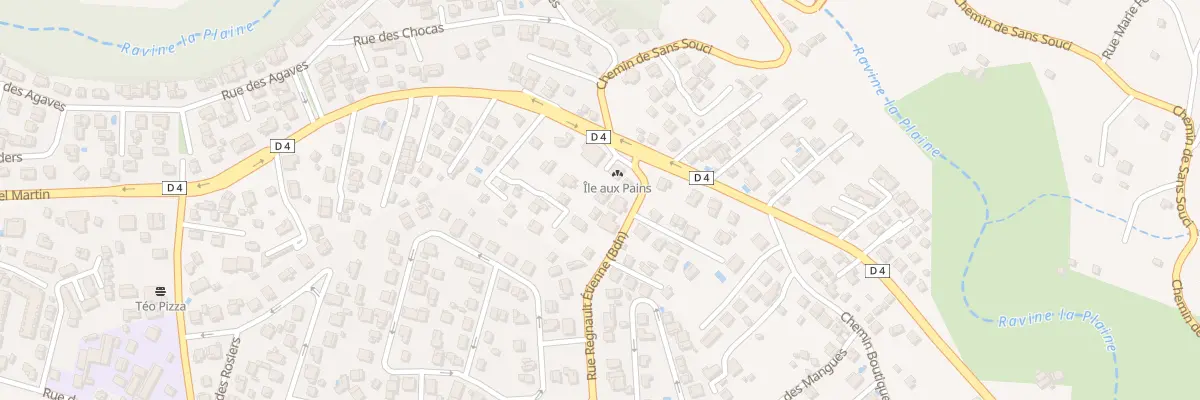 Plan du 2B Rue Regnault Etienne (Bdn) à Saint-Paul