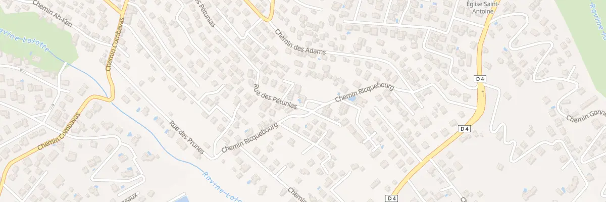 Plan du 2 Rue des Pétunias à Saint-Paul
