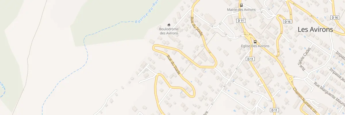 Plan du 22T Rue du Stade aux Avirons