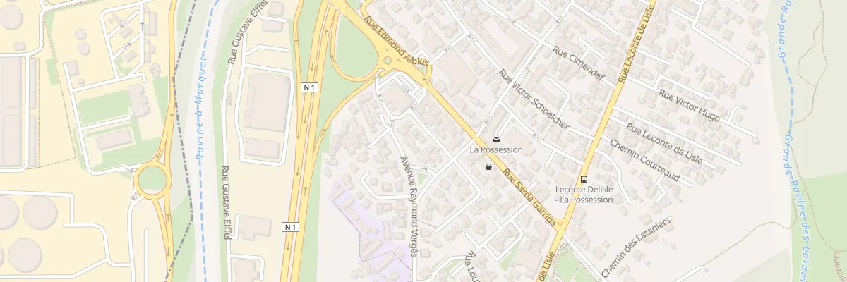 Plan du 6 Rue Joliot Curie à La Possession