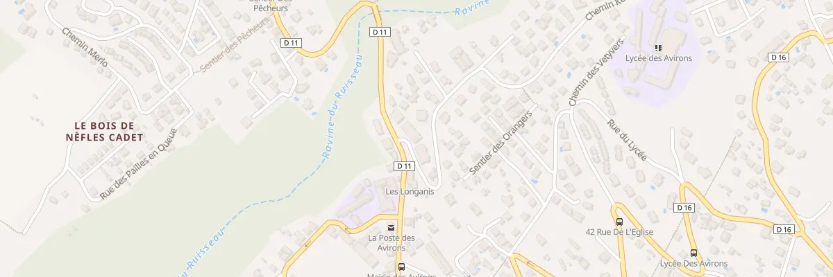 Plan du 3 Che Kerbel aux Avirons