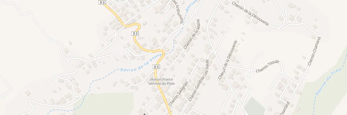 Plan du 7 Che de la Mairie à Saint-Leu