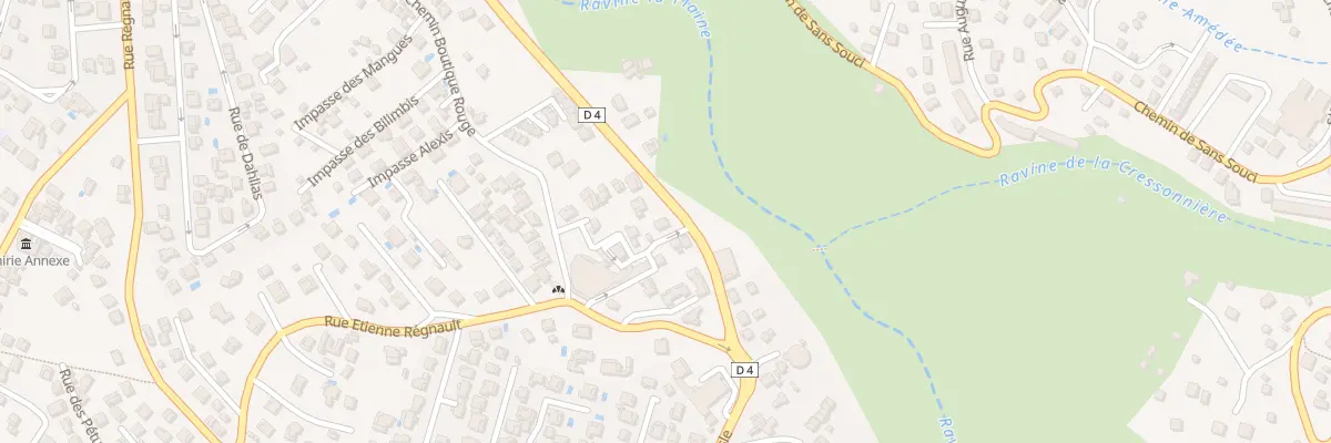 Plan du 40 Che Louis des Jardins à Saint-Paul