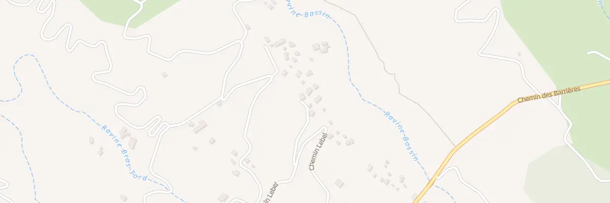 Plan du 343 Che Lebot à Saint-Paul