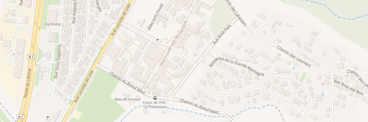 Plan du 14 Rue Marcelle Vinka à La Possession