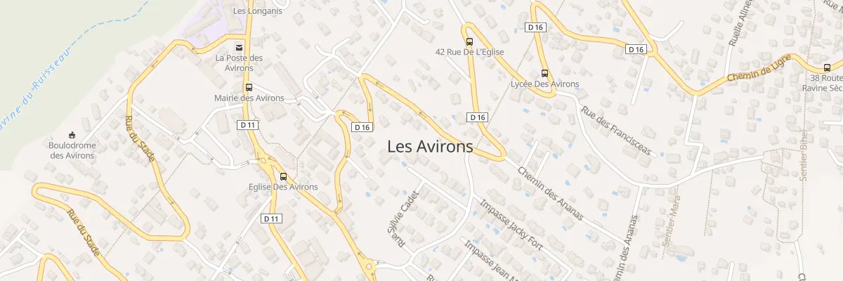 Plan du 34 Rue de l’Église aux Avirons