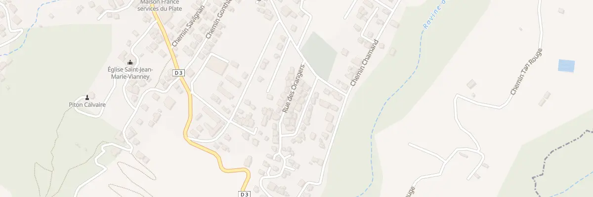 Plan du 5 Rue des Orangers à Saint-Leu