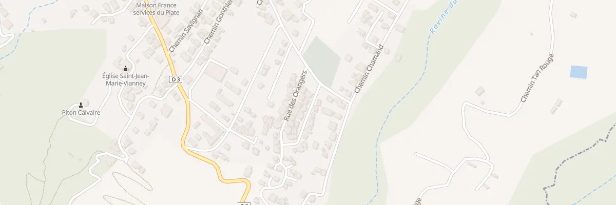 Plan du 23 Rue des Orangers à Saint-Leu