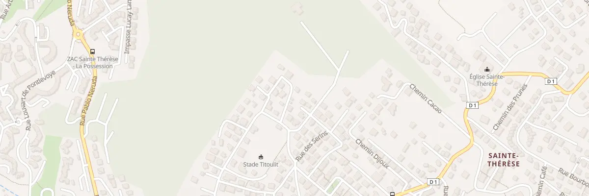 Plan du 4 Rue des Pailles-en-queue à La Possession