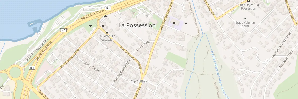 Plan du 11B Rue Évariste de Parny à La Possession