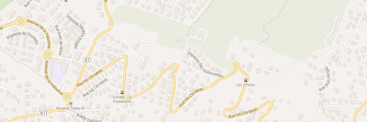 Plan du 4 Rue des Saxophones à La Possession