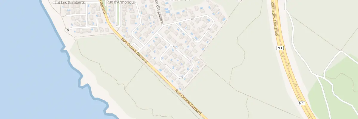 Plan du 10 Rue de Gascogne à L’Étang-Salé