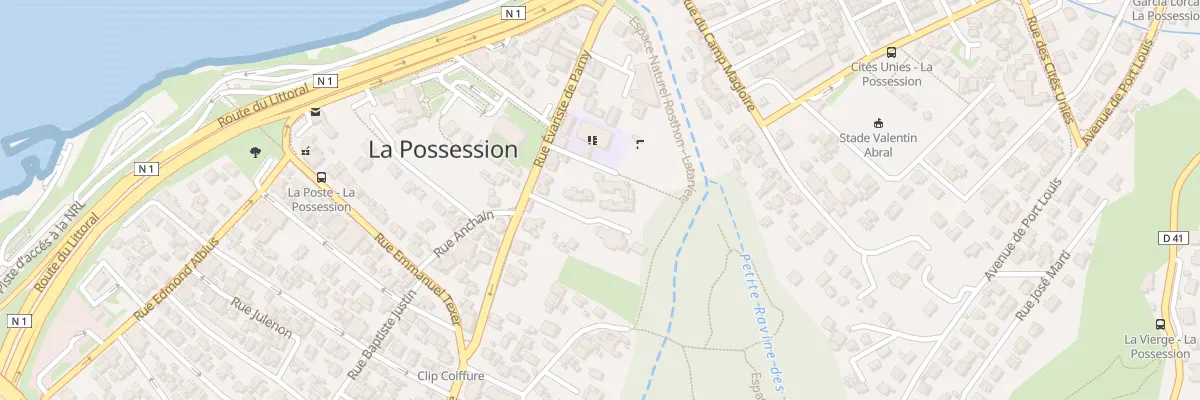Plan du 22B Rue Évariste de Parny à La Possession