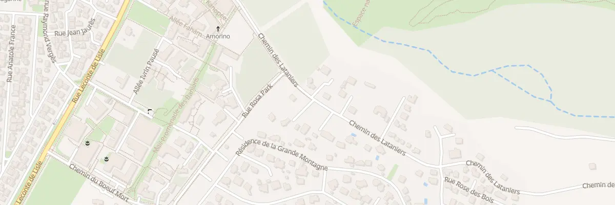 Plan du 48B Che des Lataniers à La Possession