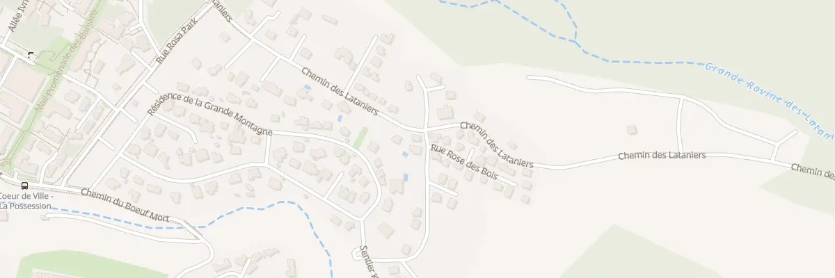 Plan du 2 Rue Rose des Bois à La Possession
