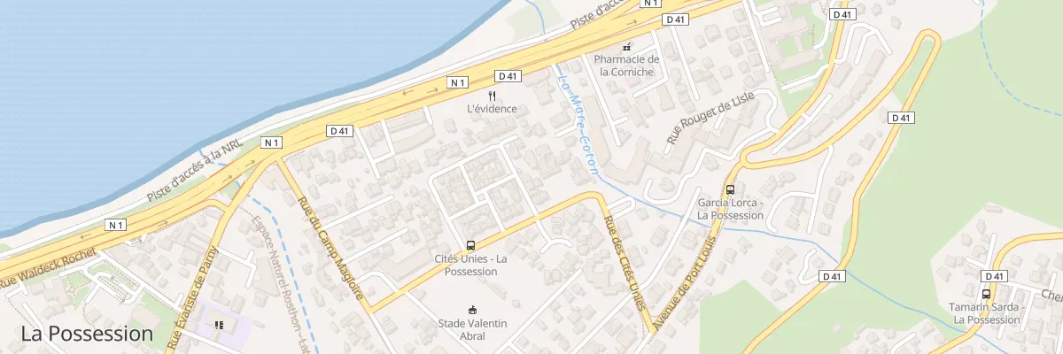 Plan du 47 Rue Antonin Lambes à La Possession