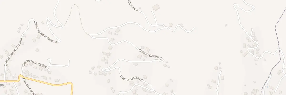 Plan du 90 Che Dozenval aux Avirons