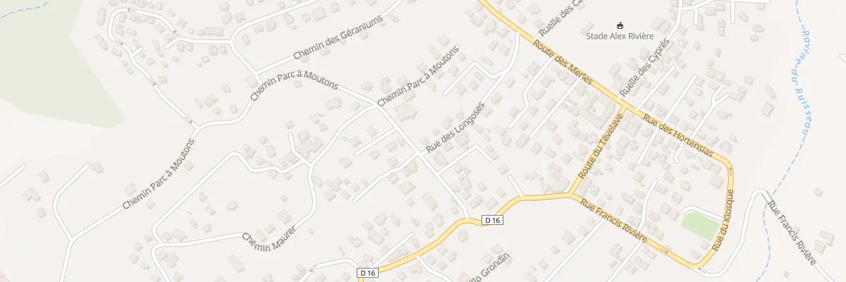 Plan du 1A Rue des Longoses aux Avirons