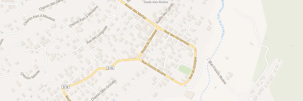 Plan du 1 Rue Francis Rivière aux Avirons