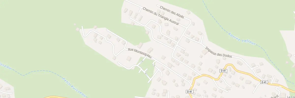 Plan du 170B Rue Montesquieu à La Possession