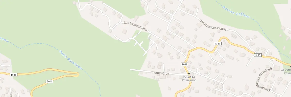 Plan du 10 Rue des Papangues à La Possession