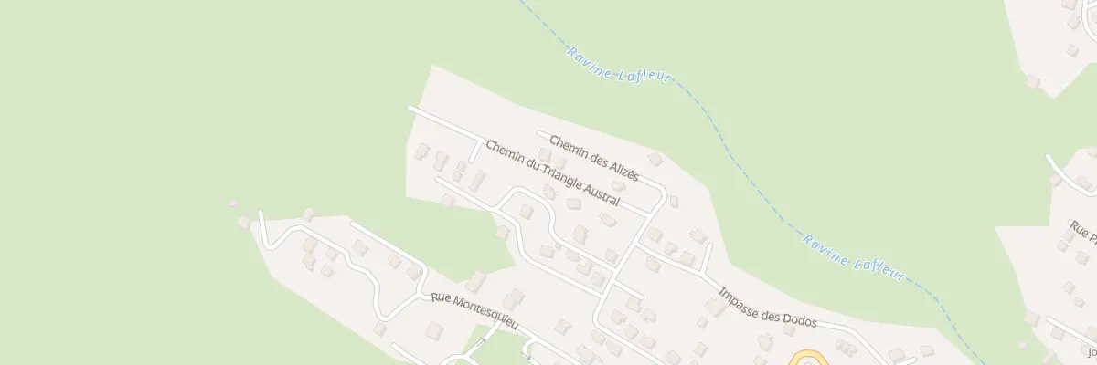 Plan du 51 Che des Alizés à La Possession