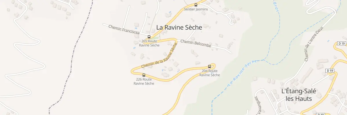 Plan du 240 Che de la Ravine Seche à L’Étang-Salé