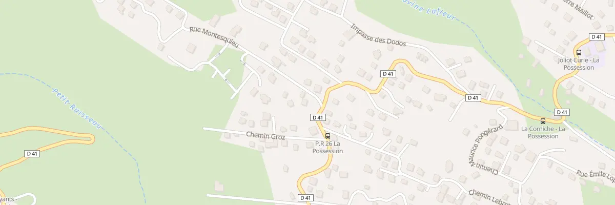 Plan du 162 Cd 41 à La Possession