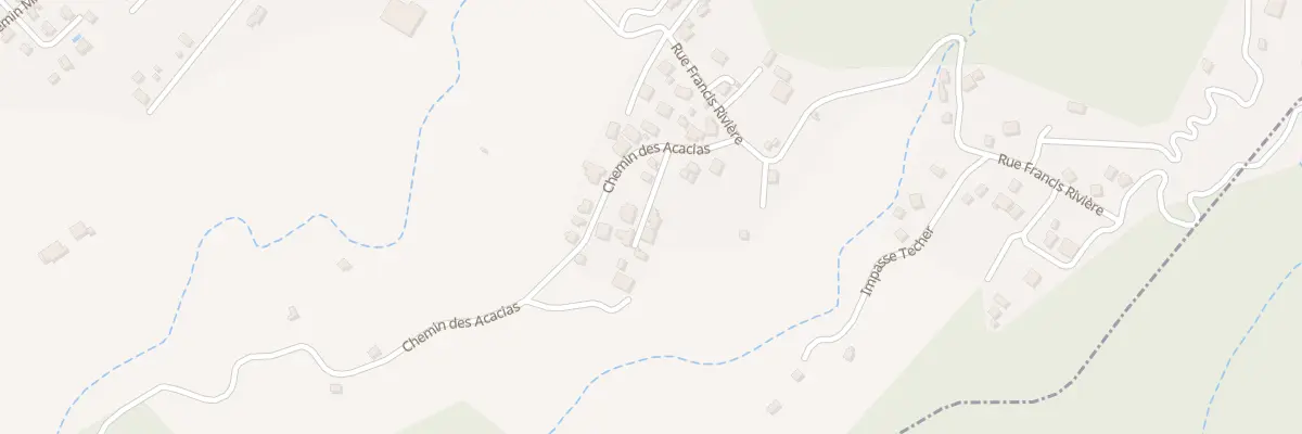 Plan du 3 Che des Acacias aux Avirons