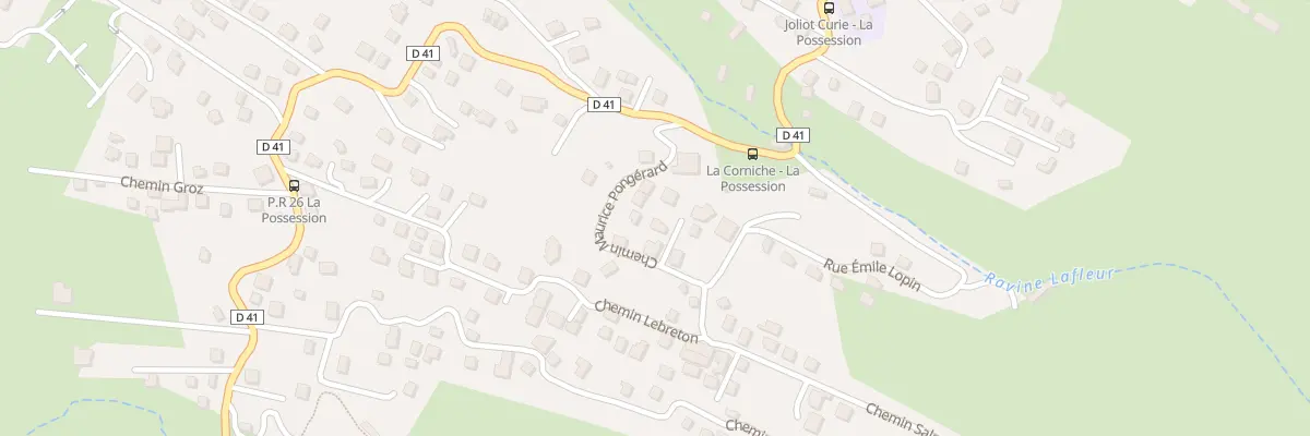 Plan du 205T Cd 41 à La Possession