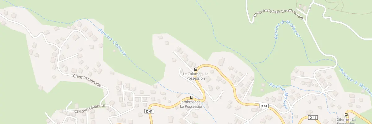 Plan du 284 Cd 41 à La Possession