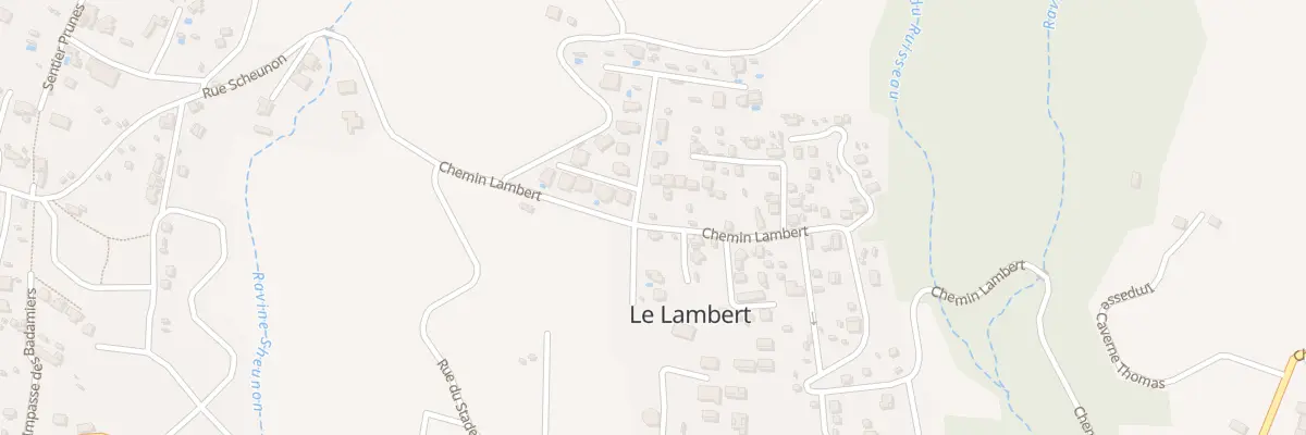 Plan du 39 Rue Lambert à L’Étang-Salé