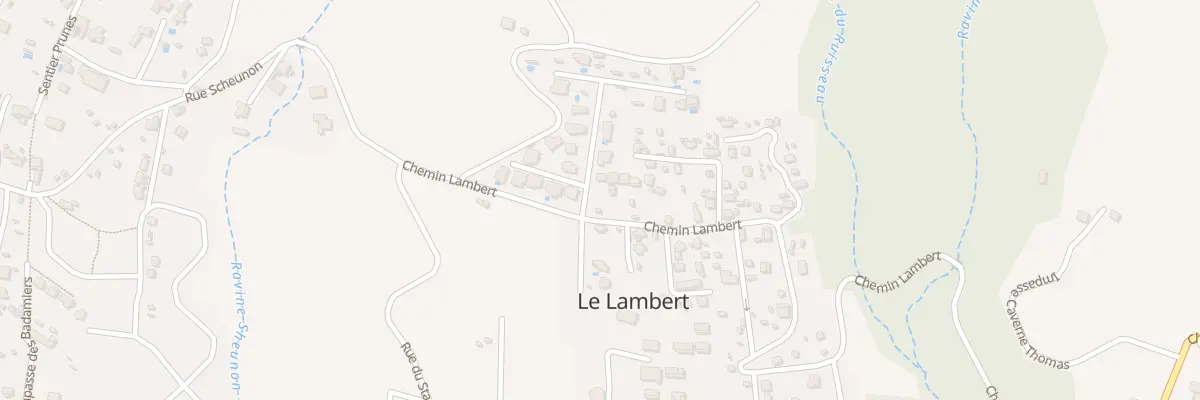 Plan du 39B Rue Lambert à L’Étang-Salé