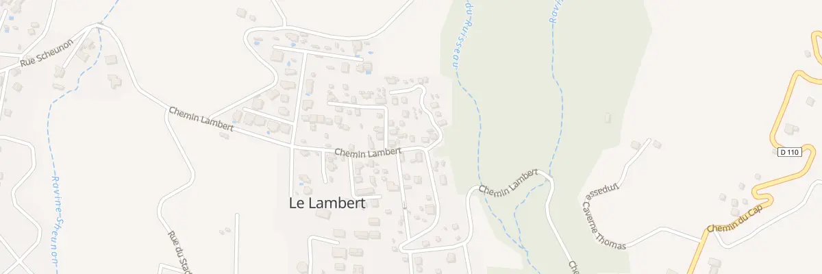 Plan du 81 Rue Lambert à L’Étang-Salé