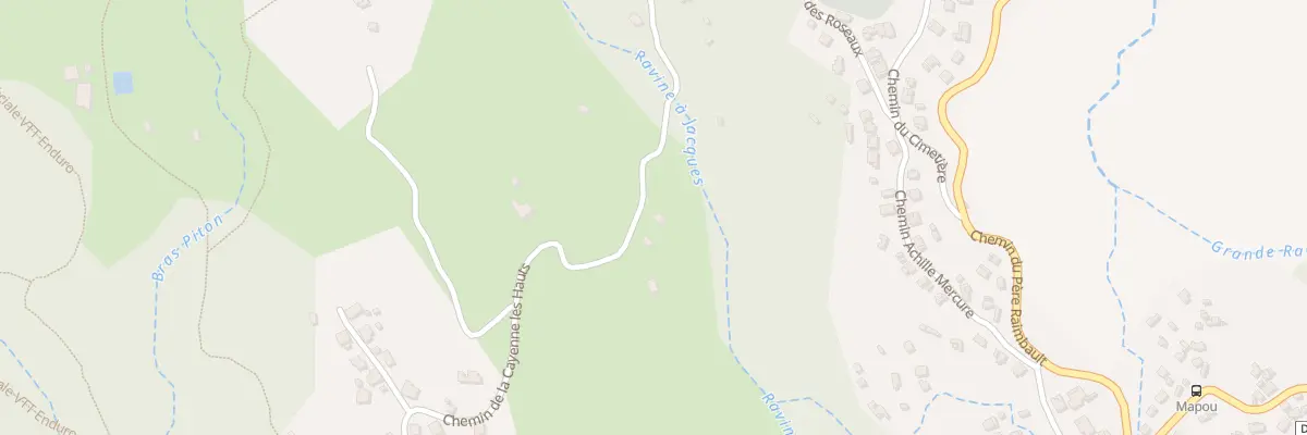 Plan du 94 Che de la Cayenne les Hauts à Saint-Denis