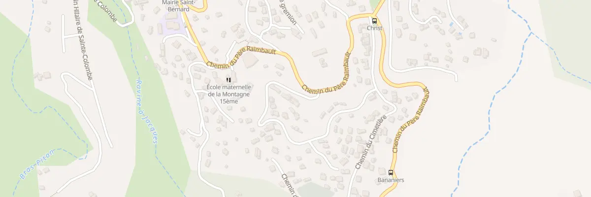 Plan du 11 Che Michel Debré à Saint-Denis