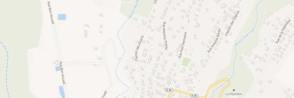 Plan du 7 Rue Edouard Herve à Sainte-Marie