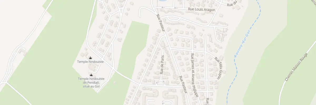 Plan du 100 Rue Pretoria à Saint-Louis