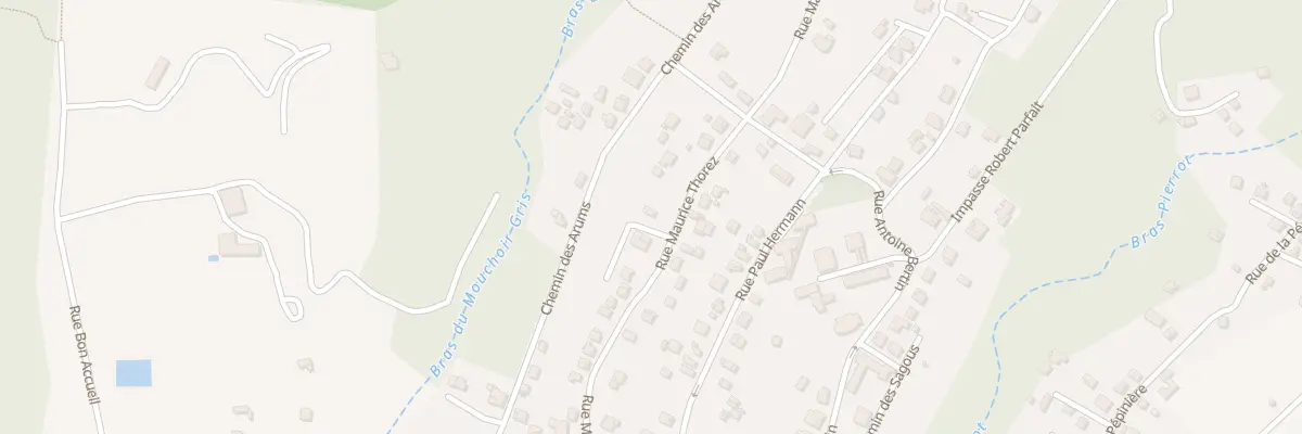 Plan du 57 Rue Maurice Thorez à Saint-Louis