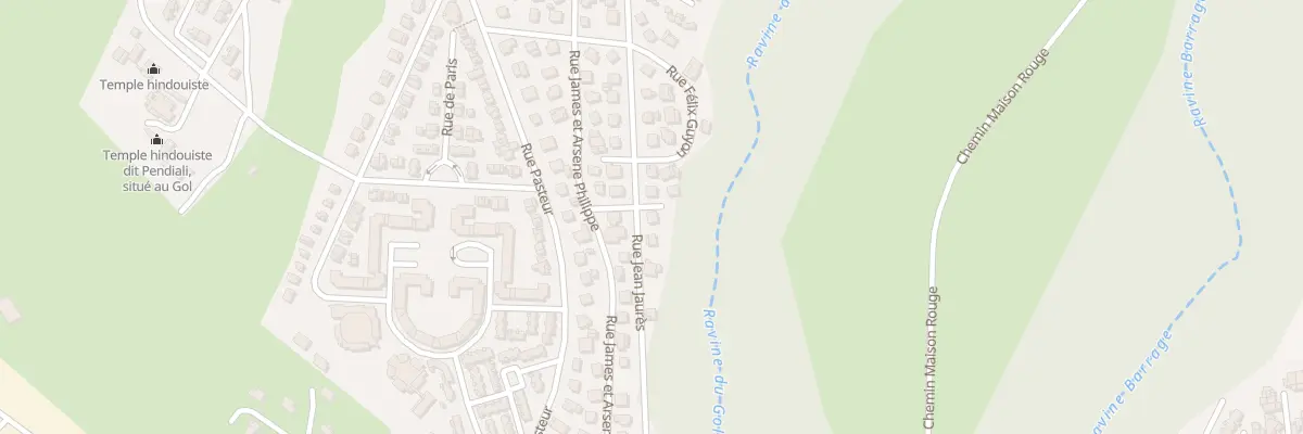 Plan du 30 Rue Jean Jaurès à Saint-Louis