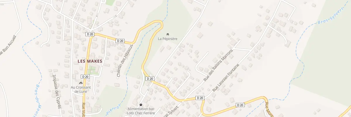 Plan du 50 Rue de la Pépinière à Saint-Louis