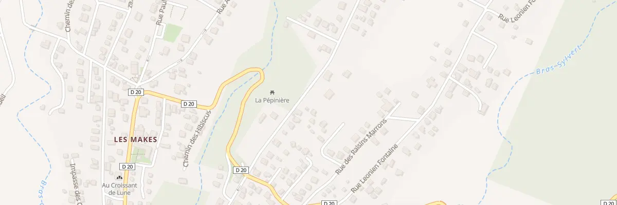 Plan du 62 Rue de la Pépinière à Saint-Louis