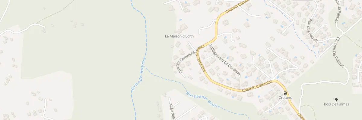 Plan du 45 Che Commins à Saint-Denis