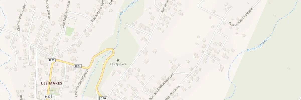 Plan du 64D Rue de la Pépinière à Saint-Louis