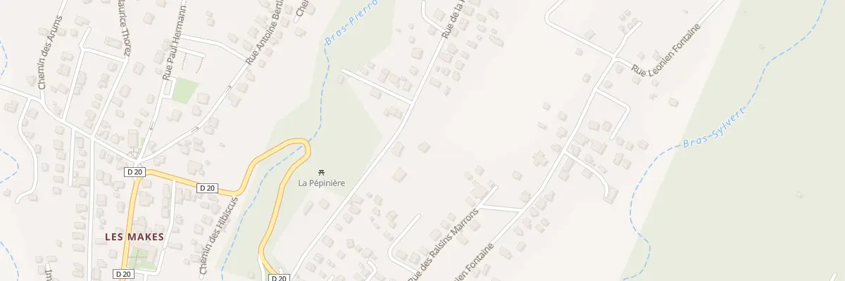 Plan du 64A Rue de la Pépinière à Saint-Louis